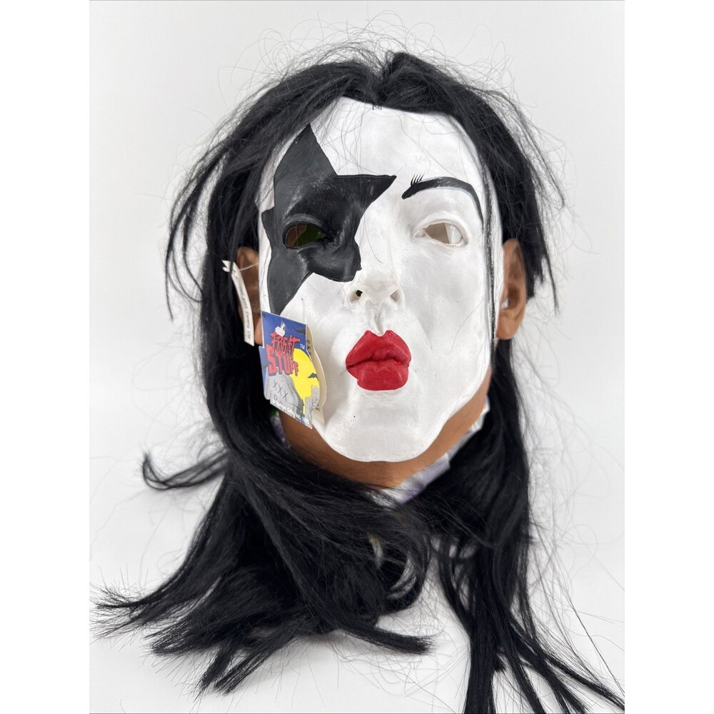 1997 KISS RUBBER HALLOWEEN Mask Paul Stanley - Fright Stuff